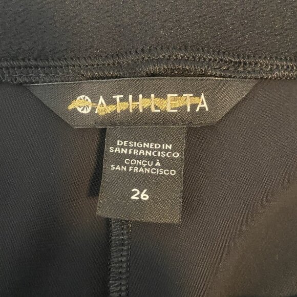 Athleta Stellar Pants Plus Size 26 Slim Tight Black NWT Athleisure Office Career - Picture 7 of 10